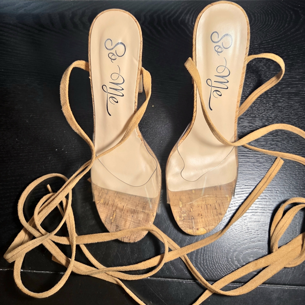 So Me Tan Strappy Women's Sandals